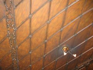 Wooden ceiling